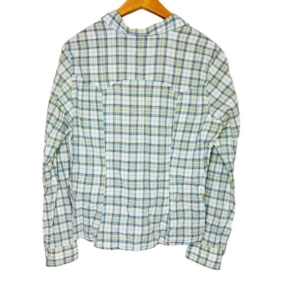 Aeropostale Plaid Pearl Snap Button Front Long Sleeve Top Women’s Size XL - Picture 4 of 6